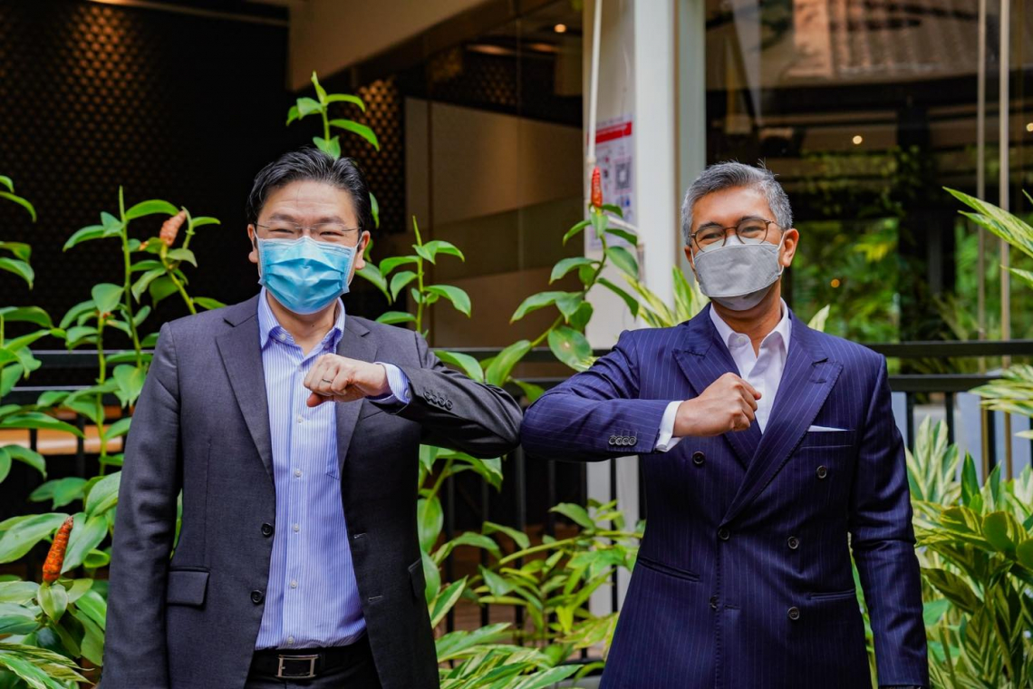 Sesi Pertemuan bersama Menteri Kewangan Singapura